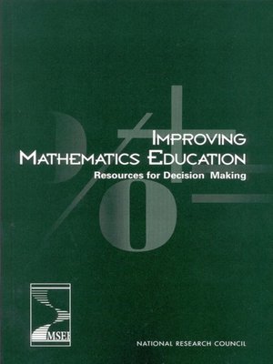 cover image of Improving Mathematics Education